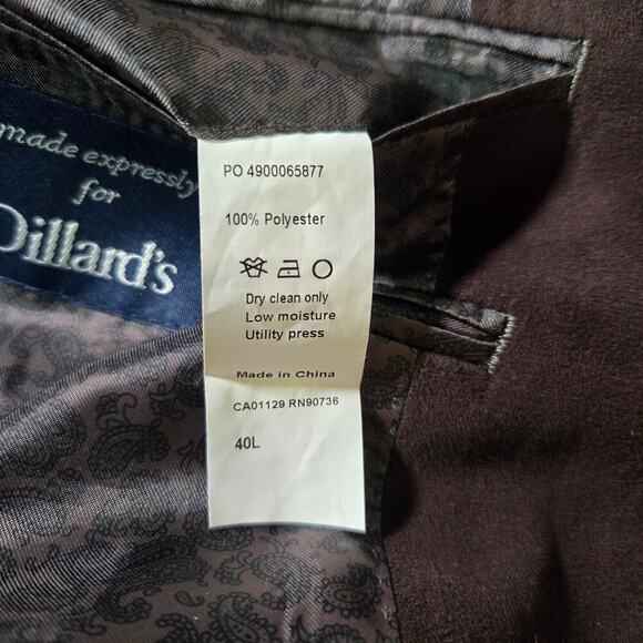 Ralph Lauren Mens Vintage Brown Suede Blazer Size 40L Rodeo Western Academia - Picture 9 of 10